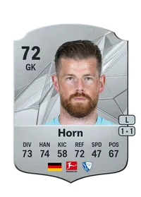 Timo Horn Rare 72 Overall Rating