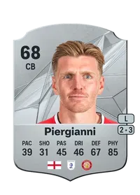 Carl Piergianni Rare 68 Overall Rating