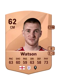 Ryan Watson Common 62 Overall Rating