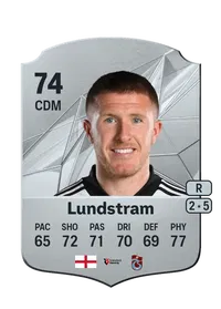 John Lundstram Rare 74 Overall Rating