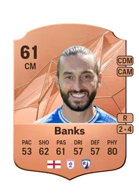 Ollie Banks Rare 61 Overall Rating