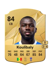 Kalidou Koulibaly Rare 84 Overall Rating