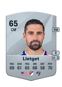 Sebastian Lletget Common 65 Overall Rating