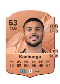 Elias Kachunga Rare 63 Overall Rating