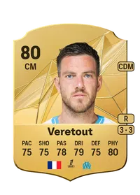 Jordan Veretout Rare 80 Overall Rating