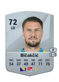 Ermin Bičakčić Common 72 Overall Rating