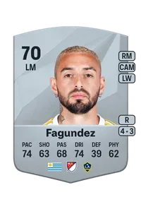 Diego Fagundez Common 70 Overall Rating