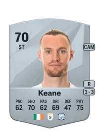 Will Keane Common 70 Overall Rating