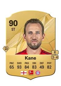 Harry Kane Rare 90 Overall Rating