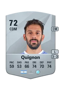 Facundo Quignon Common 72 Overall Rating