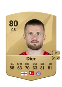 Eric Dier Common 80 Overall Rating