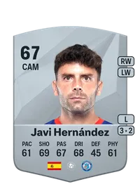 Javi Hernández Common 67 Overall Rating