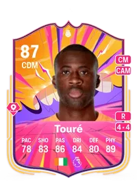 Yaya Touré UT Heroes 87 Overall Rating