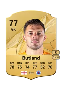 Jack Butland Rare 77 Overall Rating