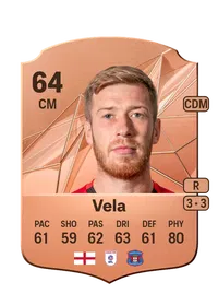 Josh Vela Rare 64 Overall Rating