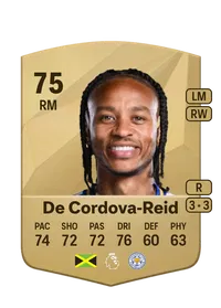 Bobby De Cordova-Reid Common 75 Overall Rating