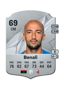 Ahmad Benali Rare 69 Overall Rating