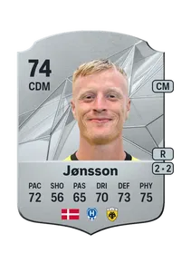 Jens Jønsson Rare 74 Overall Rating