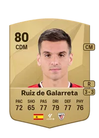 Ruiz de Galarreta Common 80 Overall Rating