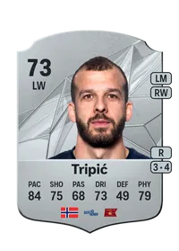 Zlatko Tripić Rare 73 Overall Rating