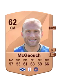 Dylan McGeouch Common 62 Overall Rating