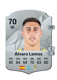 Álvaro Lemos Rare 70 Overall Rating