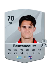 Rubén Bentancourt Common 70 Overall Rating