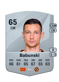 David Babunski Common 65 Overall Rating