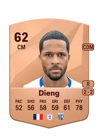 Timothée Dieng Common 62 Overall Rating