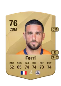 Jordan Ferri Common 76 Overall Rating