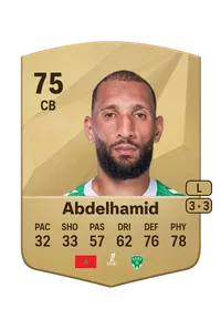 Yunis Abdelhamid Common 75 Overall Rating