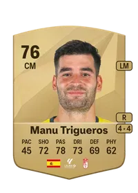 Manu Trigueros Common 76 Overall Rating