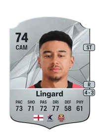 Jesse Lingard Rare 74 Overall Rating