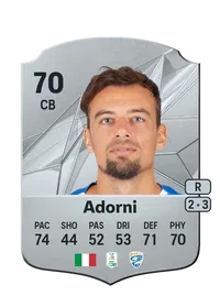 Davide Adorni Rare 70 Overall Rating