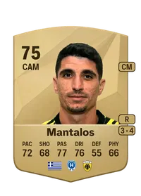 Petros Mantalos Common 75 Overall Rating