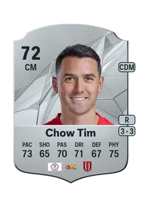 Chow Tim Rare 72 Overall Rating