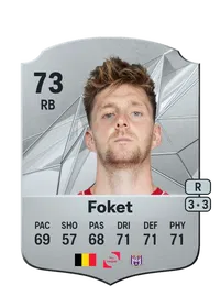 Thomas Foket Rare 73 Overall Rating