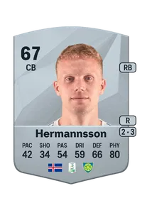 Hjörtur Hermannsson Common 67 Overall Rating