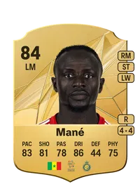 Sadio Mané Rare 84 Overall Rating