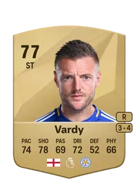 Jamie Vardy Common 77 Overall Rating