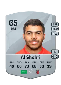 Yahia Al Shehri Common 65 Overall Rating