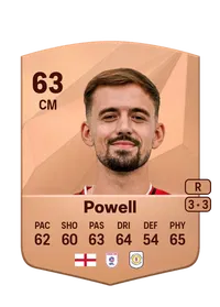 Jack Powell Common 63 Overall Rating