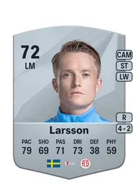 Sam Larsson Common 72 Overall Rating