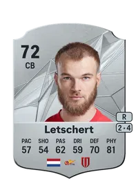 Timo Letschert Rare 72 Overall Rating