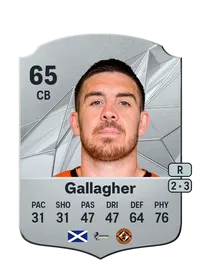 Declan Gallagher Rare 65 Overall Rating