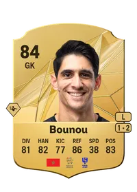 Yassine Bounou Rare 84 Overall Rating