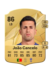 João Cancelo Rare 86 Overall Rating