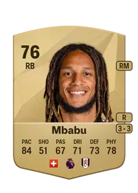 Kevin Mbabu Common 76 Overall Rating