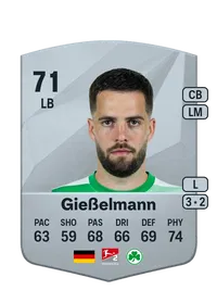 Niko Gießelmann Common 71 Overall Rating