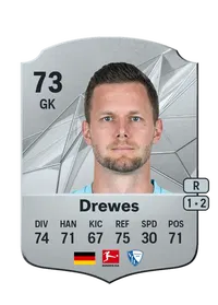 Patrick Drewes Rare 73 Overall Rating